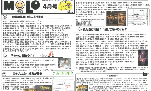 店舗お役立ち情報 MOLO【No.47】2005年4月号