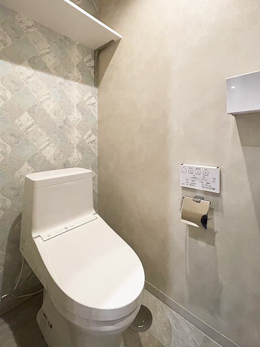 美容室【PrivateSalon古谷】店舗内装デザイン　トイレ