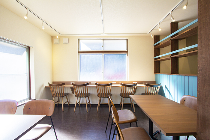 カフェ【日月や ～sun moon～】店舗デザイン　内装店内フロアー