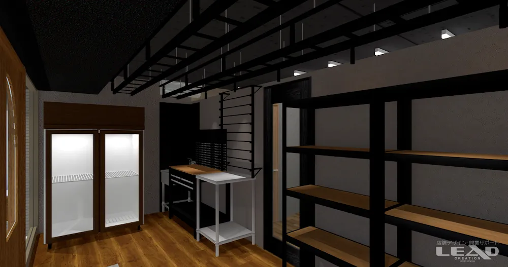 物販店舗/美容室CG