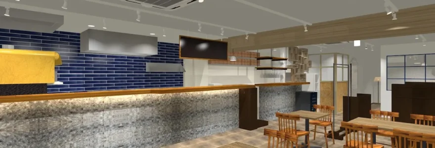 Pizzeria CENT　CGパース