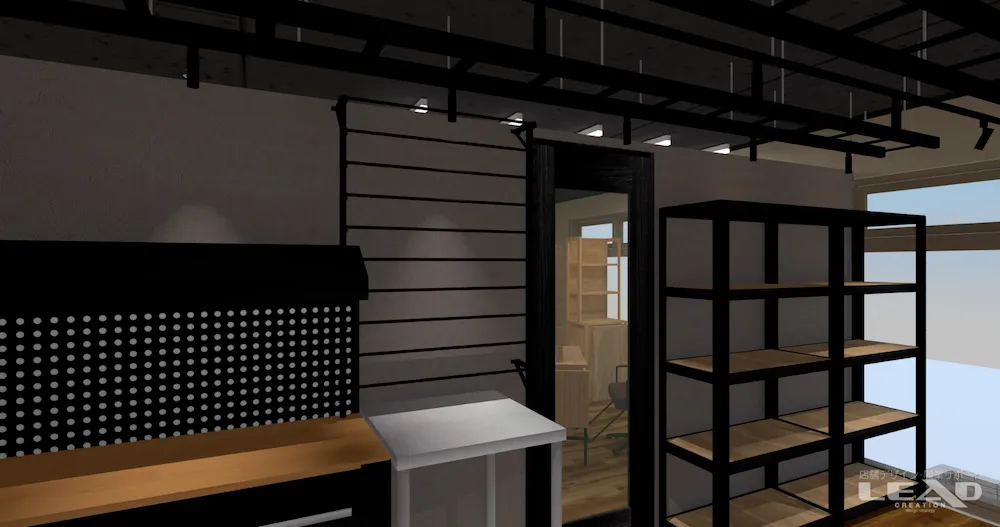 物販店舗/美容室CG