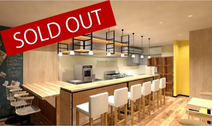 ナチュラルな雰囲気でカフェ営業