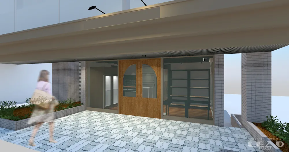 物販店舗/美容室CG