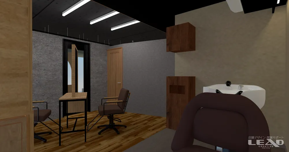 物販店舗/美容室CG