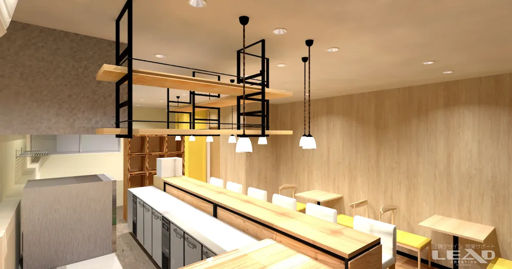 ナチュラルな雰囲気でカフェ営業