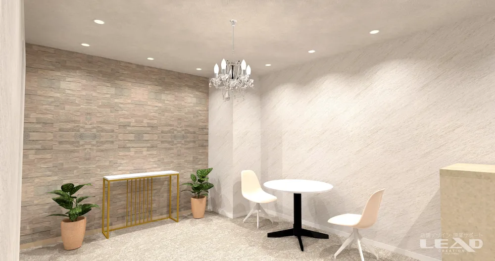 や・わ・ら・か・い を演出するサロンデザイン