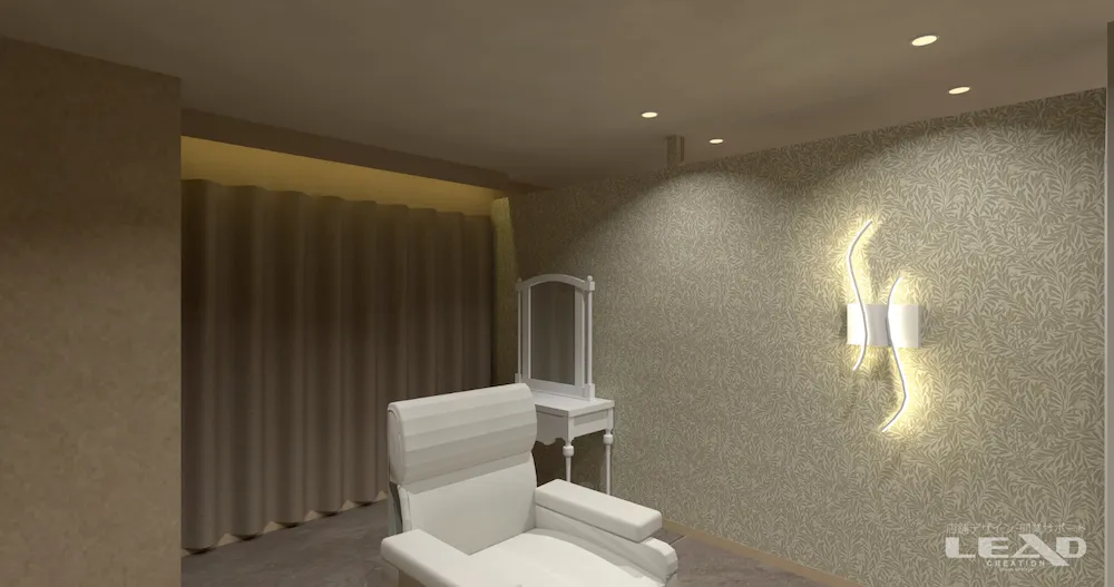 や・わ・ら・か・い を演出するサロンデザイン