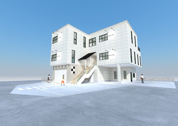 Do不動産パース右斜め