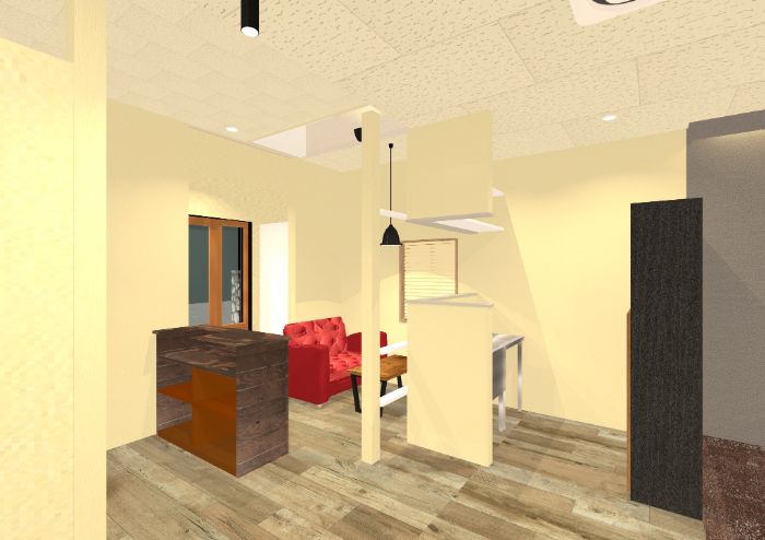 美容室GLANZ CG店内