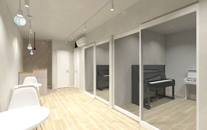 FUKUOKAピアノ教室CG店内