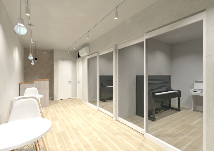 FUKUOKAピアノ教室CG店内